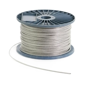 Oceľové lano pozinkované na cievke 6x7 poplastované,...